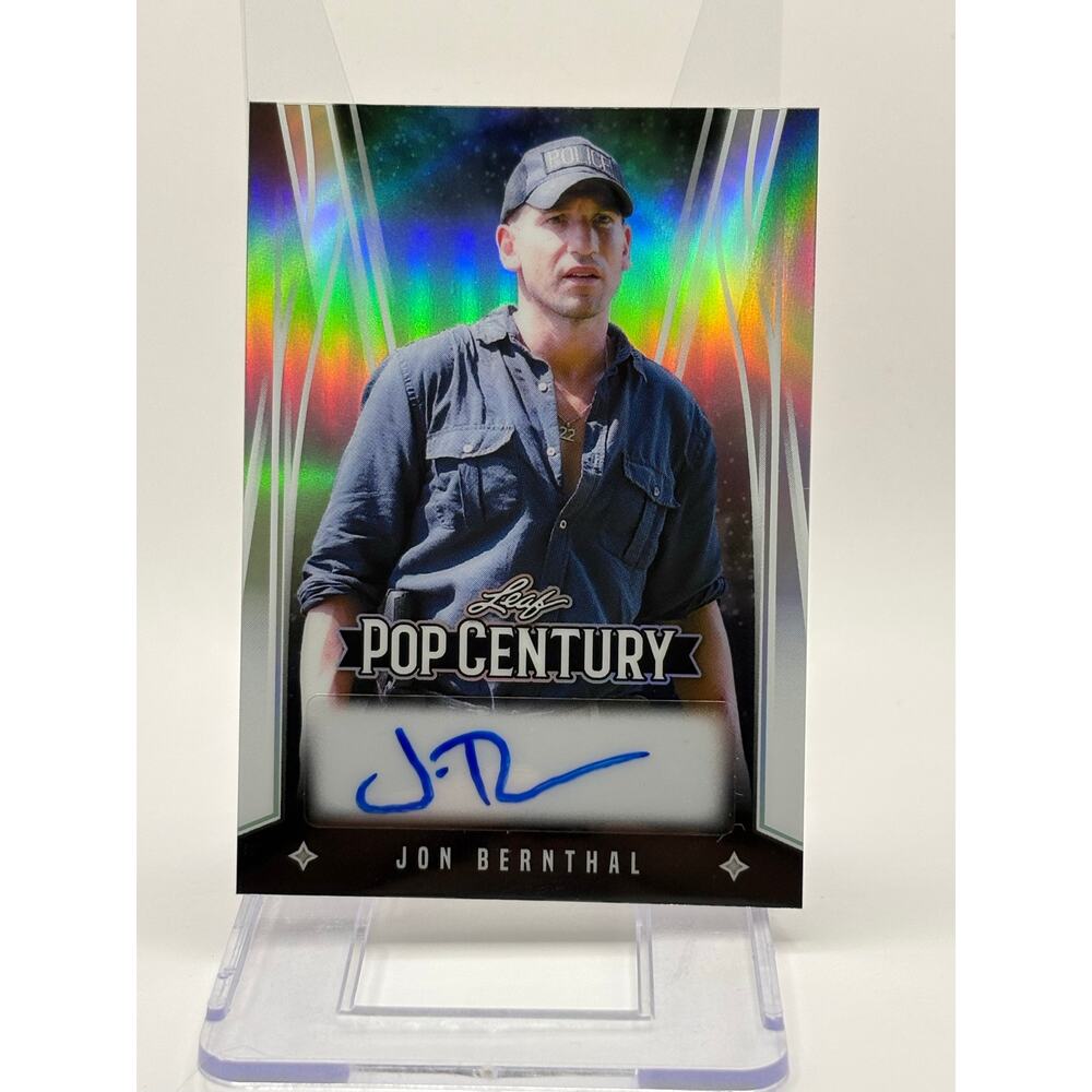 2025 Leaf Pop Century Jon Bernthal Silver Auto 10/15 SP Punisher Walking Dead